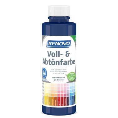 Renovo Voll- und Abtönfarbe, Blau , 500 ml, 280405005200